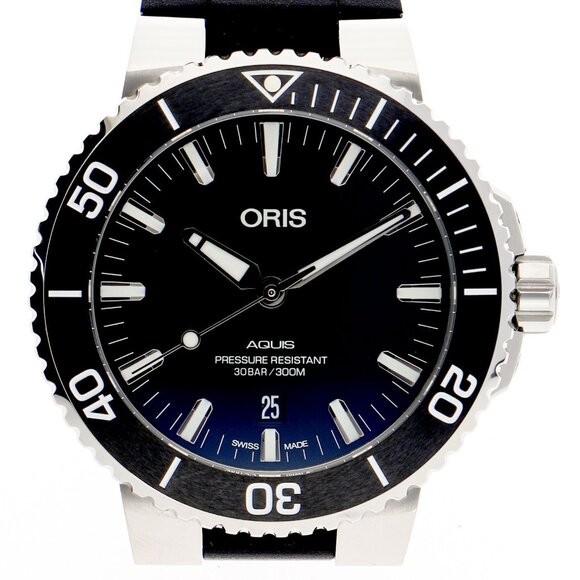 ORIS Watches 01 733 7730 4154 Stainless Steel/rubber Mechanical Automatic - Picture 1 of 9
